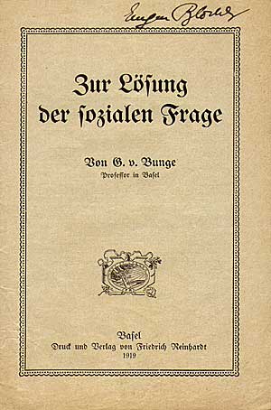 Bunge, soziale Frage